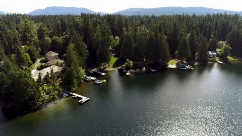 Sammamish Aeial Stock Footage 114564156