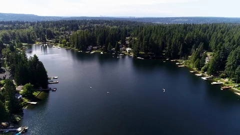 Sammamish Aeial view Stockbeeldmateriaal 114564038