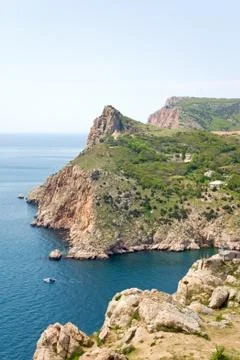 Sammer coast view Stock Photos