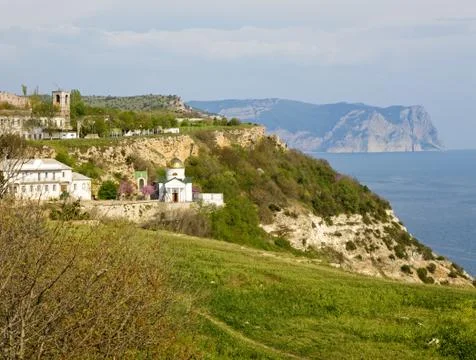 Sammer coast view Stock Photos