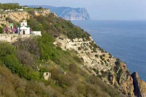 Sammer coast view Stock Photos