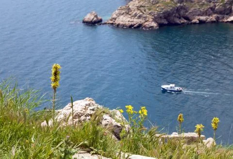 Sammer coast view Stock Photos