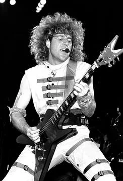 Sammy Hagar performs at the Forum in Los Angeles in 1983 Credit: Ron Wolfson / Stock Photos