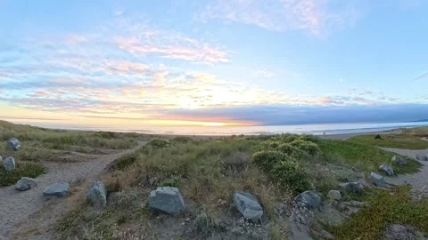 Samoa Beach Sunset Stock Footage 281777464