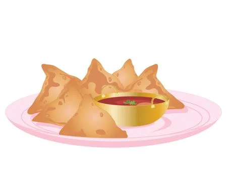 Samosa Stock Illustration
