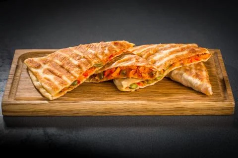 Samosa stuffed with vegetables Stock Photos