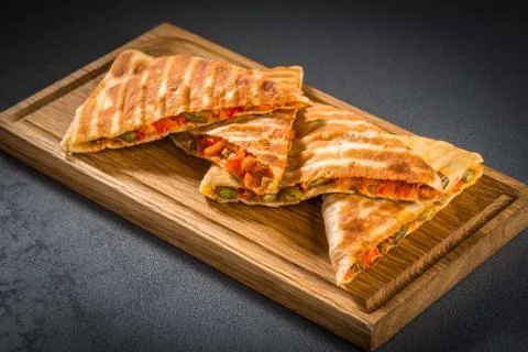 Samosa stuffed with vegetables Stock Photos