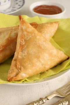 Samosas Stock Photos