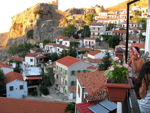 Samothraki Chora Stock Photos