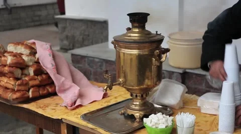 Samovar Video stock 993479