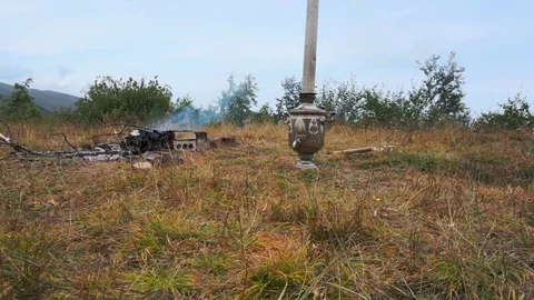 Samovar Stock Footage 95545616