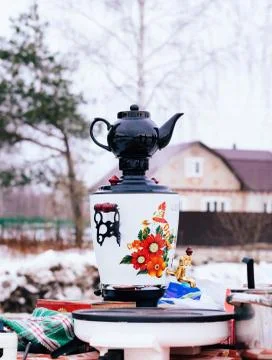 Samovar Foto stock