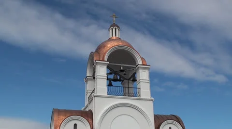 Сampanile ringing Video stock 23695069