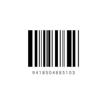 Sample Bar Code For Scanning Icon Stock-Illustration