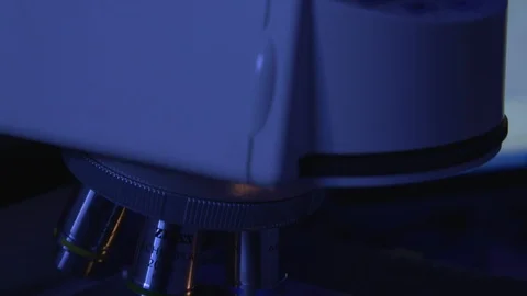 Sample being tested on equipment in lab Stock-Footage 93518755