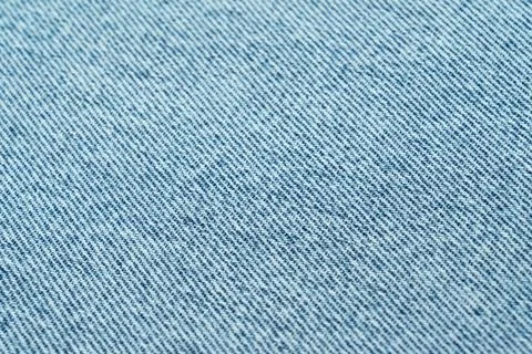 A sample of blue denim fabric. Stock Photos