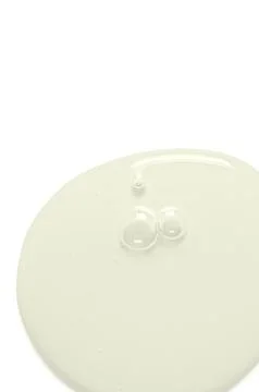 A sample of body serum or moisturizing gel or micellar water. Isolated on whi Stock Photos