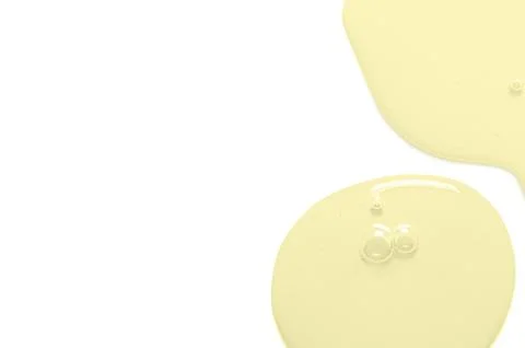 A sample of body serum or moisturizing gel or micellar water. Isolated on whi Stock Photos