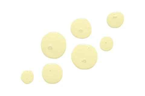 A sample of body serum or moisturizing gel or micellar water. Isolated on whi Stock Photos