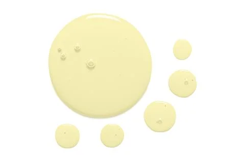 A sample of body serum or moisturizing gel or micellar water. Isolated on whi Stock-Fotos