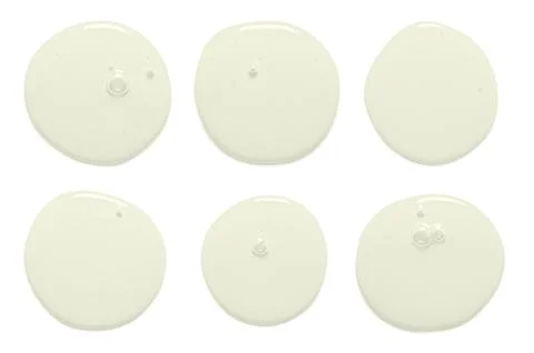 A sample of body serum or moisturizing gel or micellar water. Isolated on whi Stock Photos