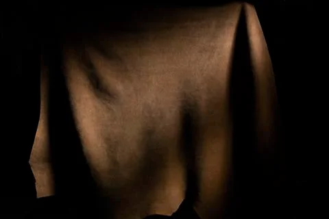 Sample of brown leather Stock Photos