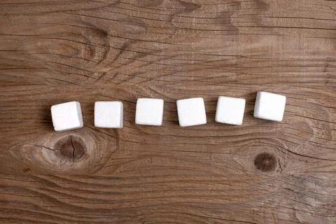 Sample Cube Rectangular Boxes Polished With Multi-Colour Symbolizing Stability 库存照片