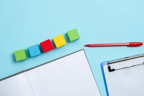 Sample Cube Rectangular Boxes Polished With Multi-Colour Symbolizing Stability 스톡 사진