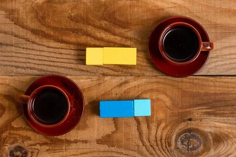 Sample Cube Rectangular Boxes Polished With Multi-Colour Symbolizing Stability 库存照片