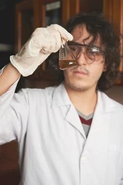 Sample of dirty water Stock Photos