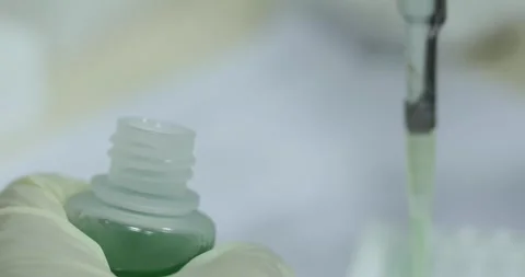 Sample Drops Vídeo Stock 287964383