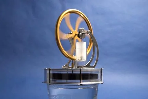 Sample of an experienced heat engine. Stock Photos