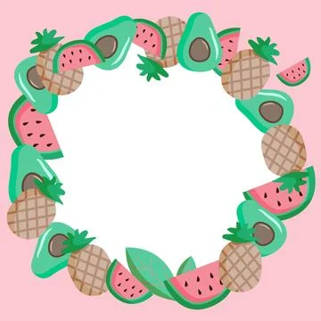 Sample for fruit shop or smoothie bar Stock Illustration