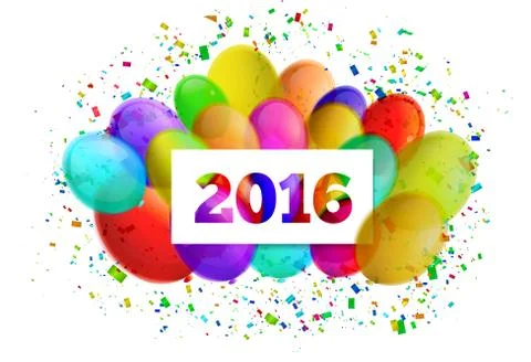 Sample greeting card 2016 Stock Illustration