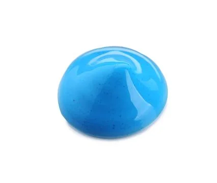 Sample of light blue paint on white background Stock Photos
