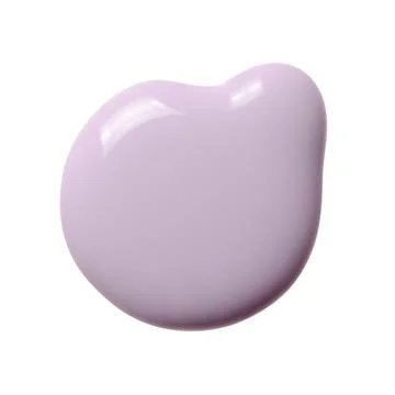 A sample of matte nail polish. Isolated on a white background. Stock Photos