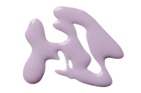 A sample of matte nail polish. Isolated on a white background. Stock Photos