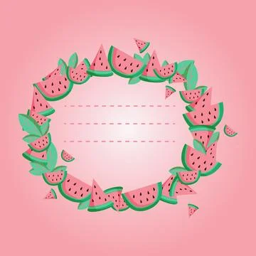Sample of menu cover for smoothie bar Stock Illustration