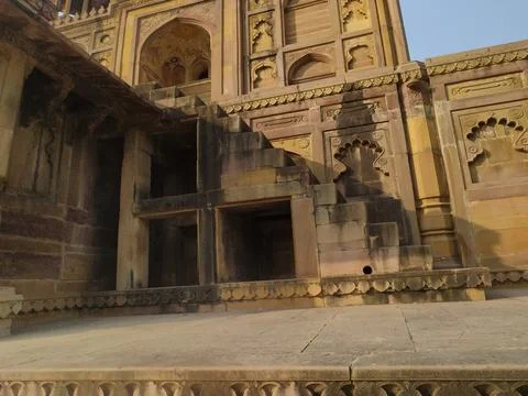 Sample of Mughal Architecture || Khusro Bagh located in Prayagraj || khushro bag Stock Photos