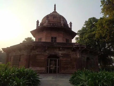 Sample of Mughal Architecture || Khusro Bagh located in Prayagraj || khushro bag Stock Photos
