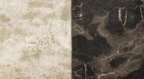 A sample of natural light and dark stone. Construction and design concept. Stock Photos