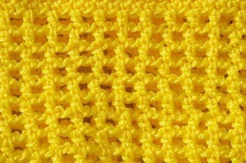 A sample of a polyester cord pattern. Stock Photos