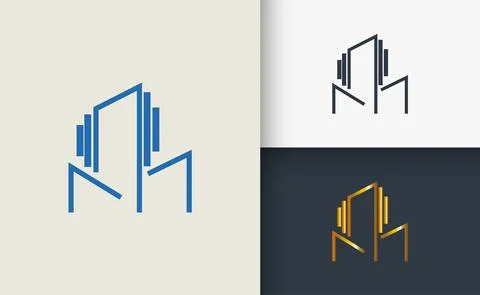 Sample Real Estate And Construction Logo Stock Illustration