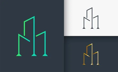 Sample Real Estate And Construction Logo Stock Illustration