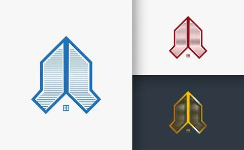 Sample Real Estate And Construction Logo Stock Illustration