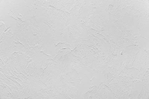 Sample of relief decorative plaster on the wall, interior, natural color Foto stock