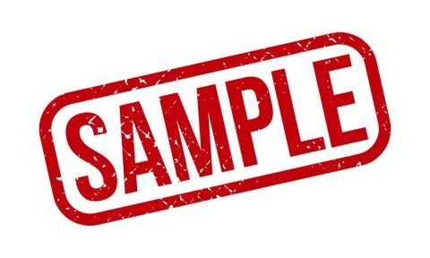 Sample Rubber Grunge Stamp Seal Vector Illustration Stock Illustration