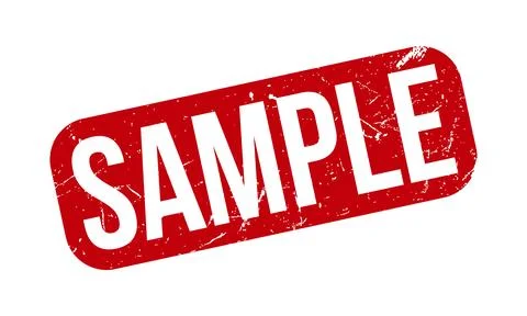 Sample Rubber Grunge Stamp Seal Vector Illustration Stock Illustration