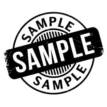 Sample rubber stamp Stock Illustration