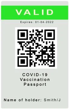 A sample screenshot of a valid COVID-19 Vaccine Passport from a smartphone Photos